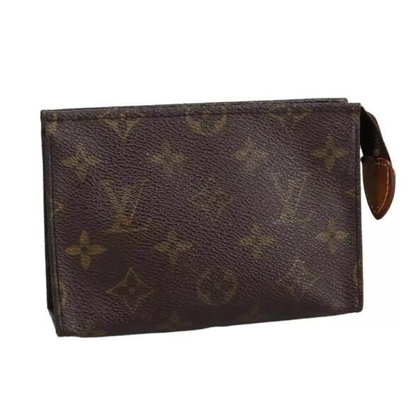 LOUIS VUITTON Monogram Poche Toilette 15 Pouch M47546 LV Auth - Picture 1 of 16